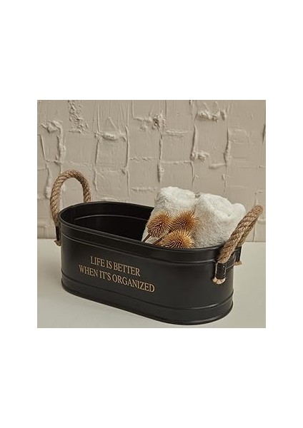 Sylvia Organizer Siyah 28 cm