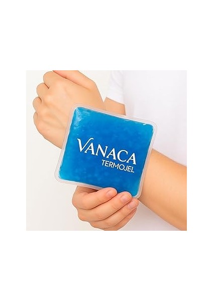 Termojel Buz Paketi 5 Adet 13CMX13CM, Soğuk Kompres ve Sıcak Kompres Olarak Kullanılan Buz Paketi,