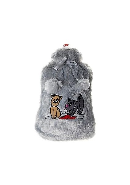 Biggdesign Dogs Gri Peluş Sıcak Su Torbası