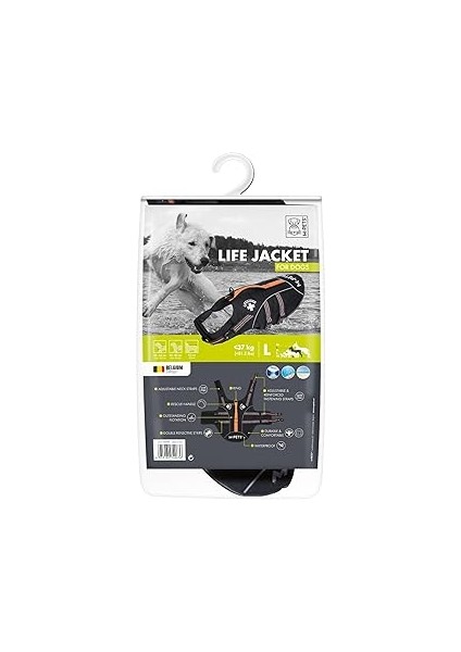 M-Pets Life Jacket Köpekler Içi̇n Can Yeleği̇ (L)
