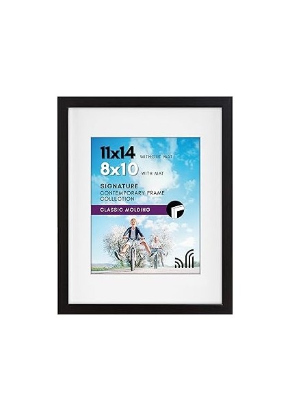 11 x 14 Çerçeve, Ahşap, Siyah, 11X14 Inch