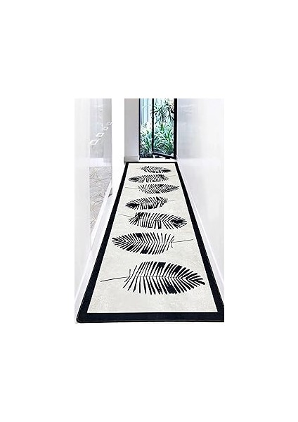 Chilai Hoja Djt Kaymaz Taban Yıkanabilir Yumuşak Yüzey Kesme Halı Yolluk, 100 x 300
