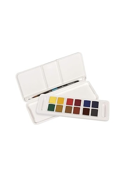 Daler Rowney Aquafine 12 Yarım Boy Plastik Kutu Ce
