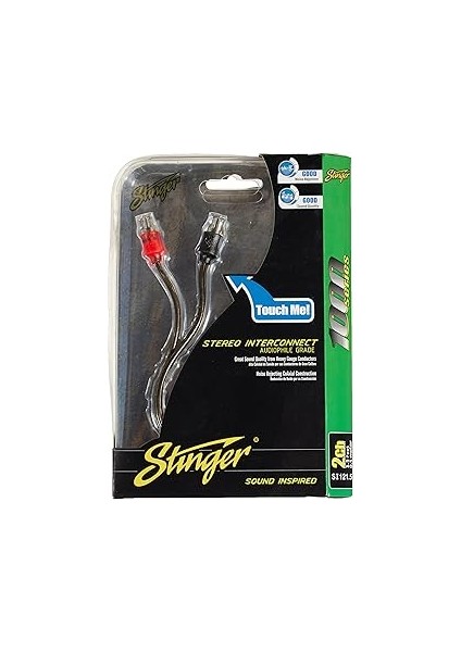 Stinger SI121.5 2-Kanal, Koaksiyel Krom Uç Kablo