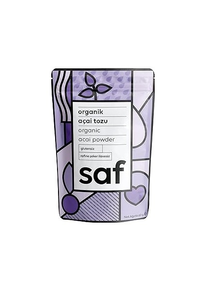 Saf Organik Acai Tozu 60 gr