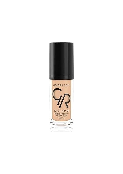 Golden Rose Total Cover 2ın1 Foundation&concealer No:02 - Fondöten