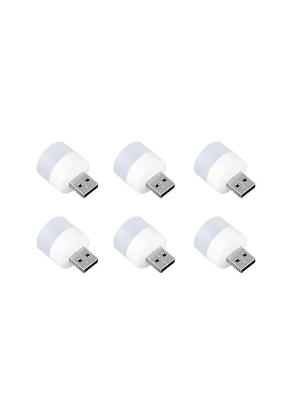 ‎monte Lua LED Lambalar, Okuma Işığı, 6 Parçalı Taşınabilir USB Gece Lambası, Led,