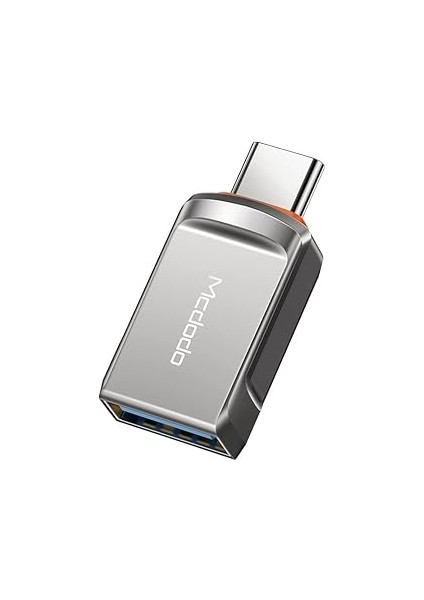 Mcdodo OT-8730 USB To Type-C Çevirici Soket Converter Gri