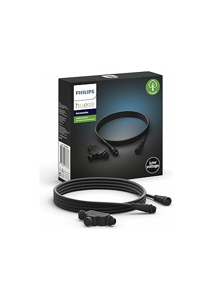 Hue Dış Mekan Low-Voltage Uzatma Kablosu 2,5m + T-Part Eu