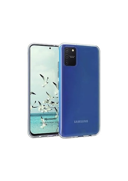 Microsonic A91 Için Kılıf Transparent Beyaz [galaxy A91 ile Uyumlu Kılıf - Şeff