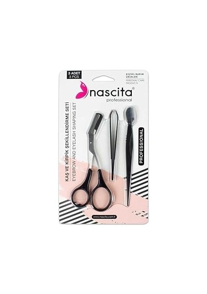 Nascita Yüz Bakım Seti Makas, Cımbız ve Ustura - 11