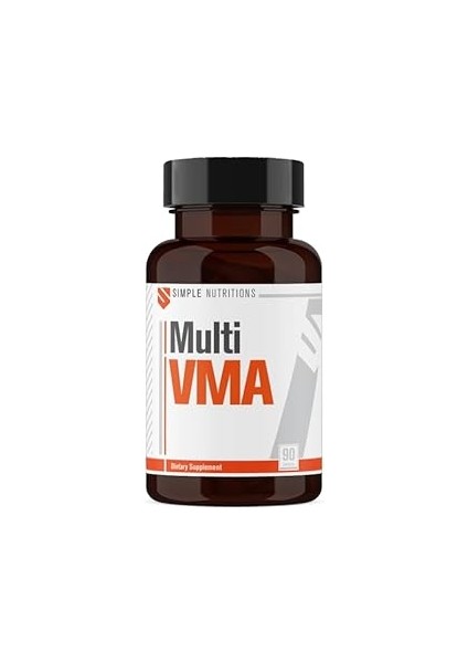 Simple Nutritions Multi Vma – Multivitamin & Multimineral Takviye | 90 Kapsül | Vitamin D3, C, B12,