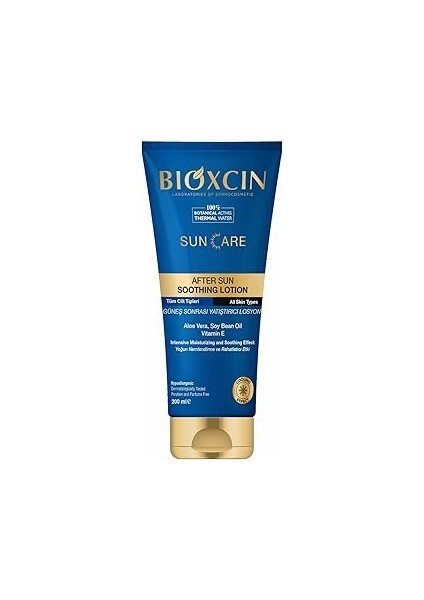 Bioxcin Sun Care Güneş Sonrası Krem Yatıştırıcı Nemlendirici Koruyucu, Aloe Vera Soya Yağı, Vitamin