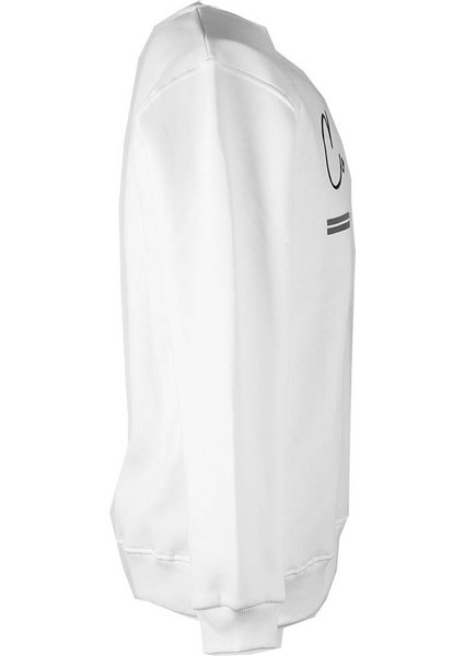 0 Yaka 3 Ip Ekru Erkek Sweatshirt Country Baskı fiyatları