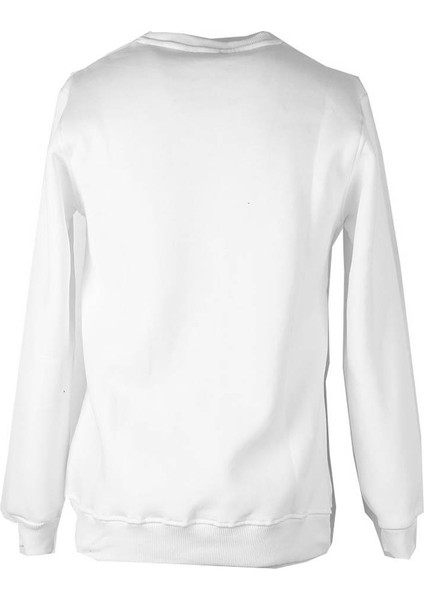 0 Yaka 3 Ip Ekru Erkek Sweatshirt Country Baskı modelleri