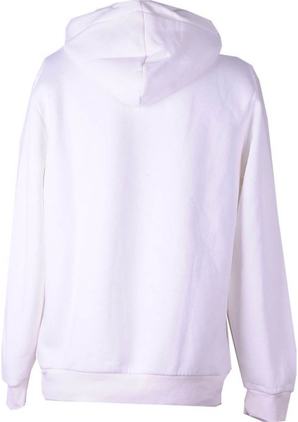 Kapüşonlu Kanguru Cep 3 Iplik Şardonlu Ekru Erkek Sweatshirt 5281 modelleri