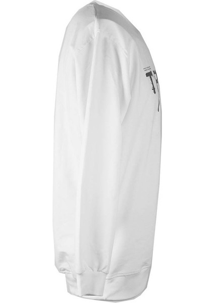 0 Yaka 2 Ip Ekru Erkek Sweatshirt Trend Baskı fiyatları