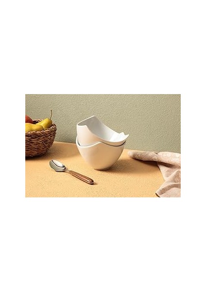 Porland Lotus Beyaz 2li Kase 16CM