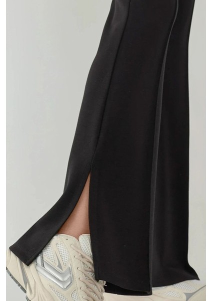 Kadın Yüksek Bel Flare Pantolon Siyah fiyatları