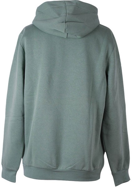 Kapüşonlu Kanguru Cep 3 Iplik Şardonlu Yeşil Erkek Sweatshirt 5281 modelleri