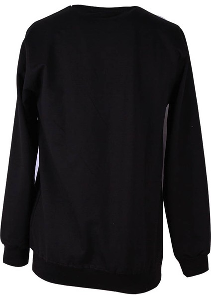 2 Ip Siyah Erkek Sweatshirt Brooklyn 0 Yaka modelleri