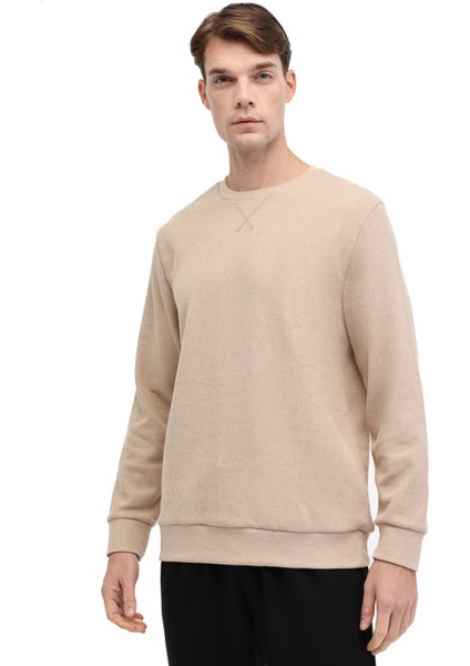 MB Unown 16ESS-508 5pr Bej Erkek Sweatshirt