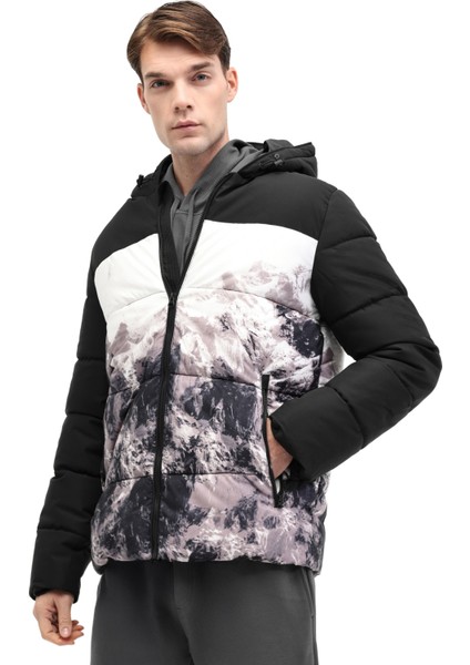 ml 2k-Km-02 5pr Siyah Erkek Kısa Kaban