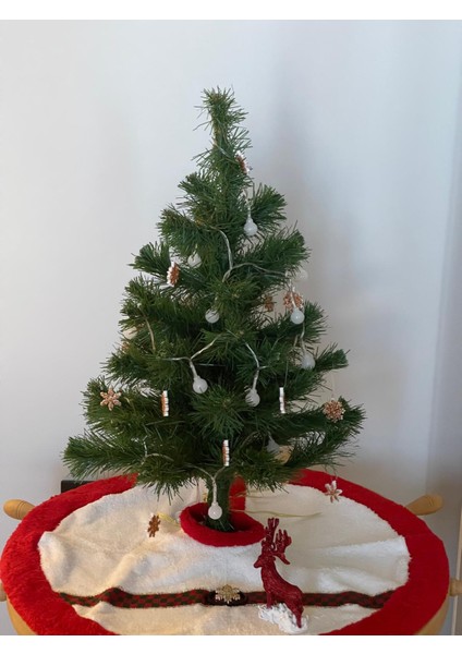 Yılbaşı Ağacı, Masa Üstü Yılbaşı Ağacı Seti (Süsler, Etek, Aydınlatma ve Geyik) fiyatları