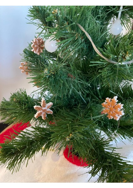 Yılbaşı Ağacı, Masa Üstü Yılbaşı Ağacı Seti (Süsler, Etek, Aydınlatma ve Geyik) indirimleri