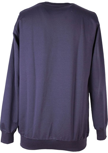 2 Ip Indigo Erkek Sweatshirt Brooklyn 0 Yaka modelleri