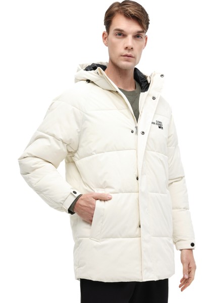 ml Colın 3OTW500 5pr Ekru Erkek Uzun Kaban