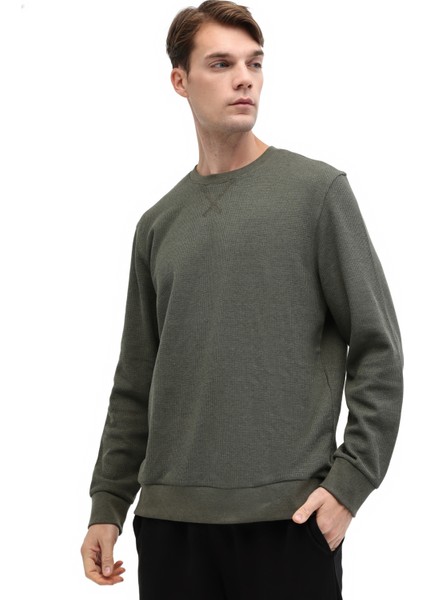 MB Unown 16ESS-508 5pr Haki Erkek Sweatshirt