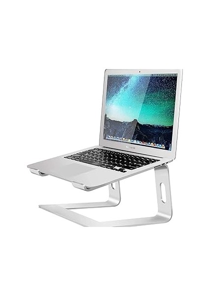 Hobimtek M5 Alüminyum Ergonomik Katlanır Bilgisayar Standı Bilgisayar Yükseltici 10 –17 Inç