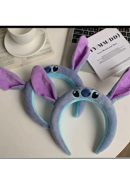 Stitch Peluş Saç Bandı – Yumuşak Karakter Taç