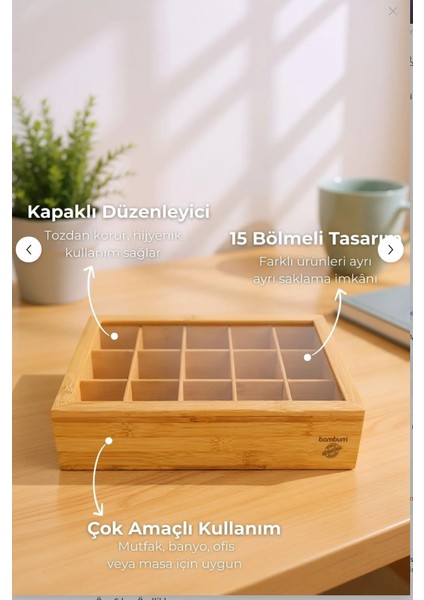 Sivir - 15 Bölmeli Düzenleyici fiyatları