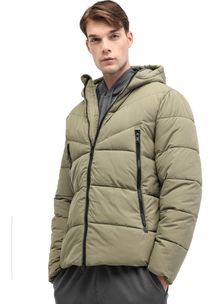 ml Block Coat 5pr Haki Erkek Kısa Kaban