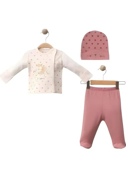 Kız Bebek 3'lü Hastane Çıkış Seti