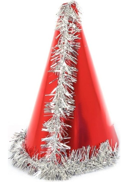 50 Adet Renkli Karton Yılbaşı ve Doğum Günü Şapkası Seti modelleri