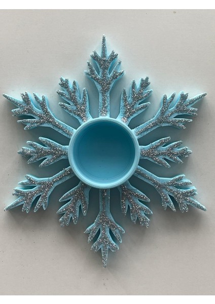 Yılbaşı Süsü, Kar Kristali Şeklinde Yılbaşı Tealight, Yılbaşı Ağacı Süsü 2 Adet fiyatları