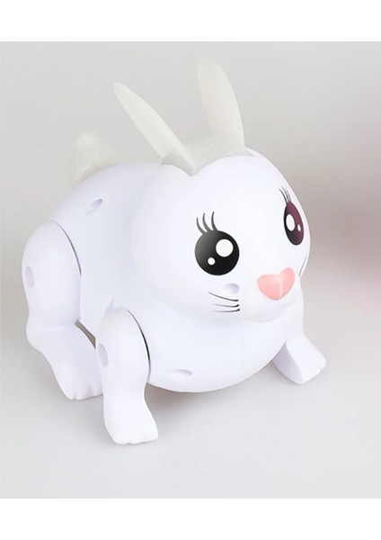 Oyuncak Müzikli Işıklı Pilli Hareket Eden ve Zıplayan Sevimli Tavşan Emekleme Yardımcı Eğitici Sesli ve Işıklı fırsatları