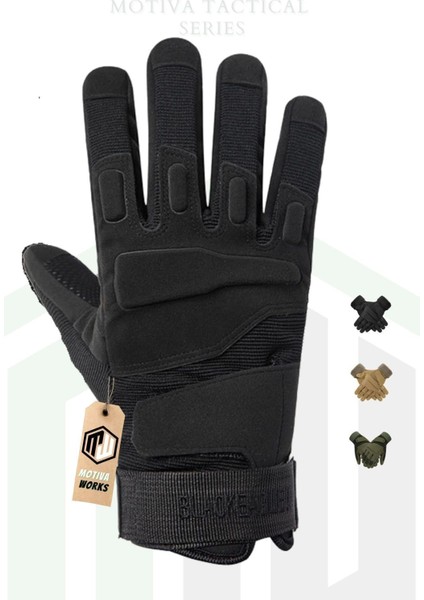 Blackhawk Taktik Uzun Eldiven Askeri Motorsiklet Bisiklet Outdoor Kamp Eldiveni