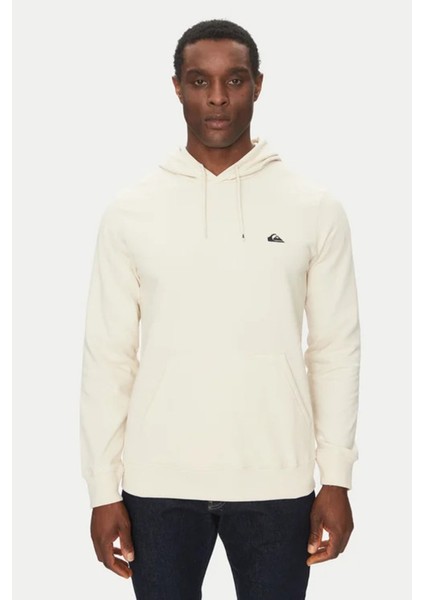 Basıc Hoodıe Young Men Beyaz Erkek Sweatshirt