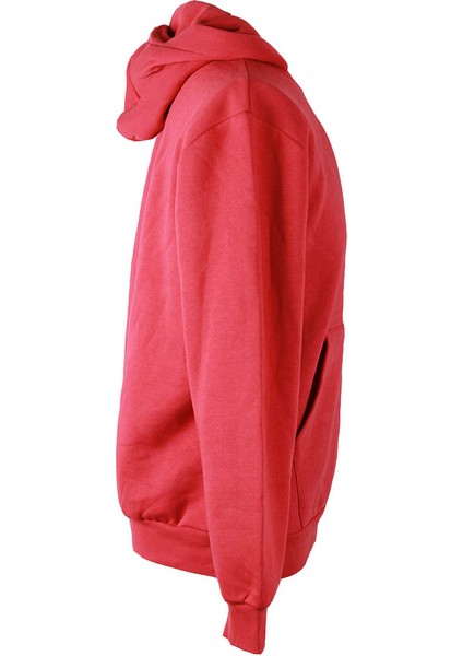 Kapüşonlu Kanguru Cep 3 Iplik Şardonlu Kırmızı Erkek Sweatshirt 5281 fiyatları