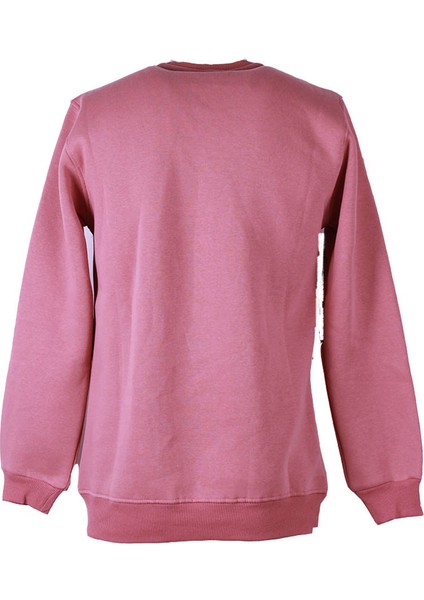 0 Yaka 3 Ip Mercan Erkek Sweatshirt State Baskı modelleri