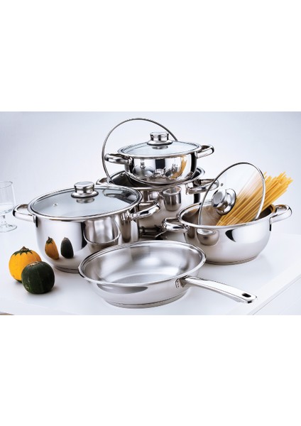 Gülsan Mega 9 Parça Tencere Seti