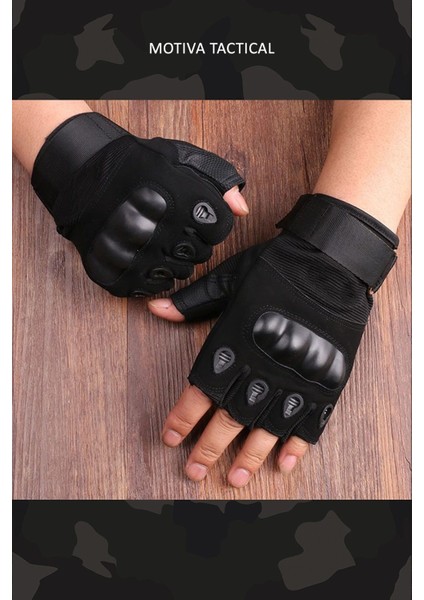 511 Model Taktik Combat Motosiklet Operasyon Outdoor Sport Korumalı Yarım Parmaksız Eldiven modelleri