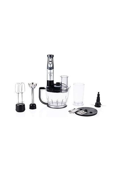 GH21801 Diva Blender Seti - Inox, Gümüş