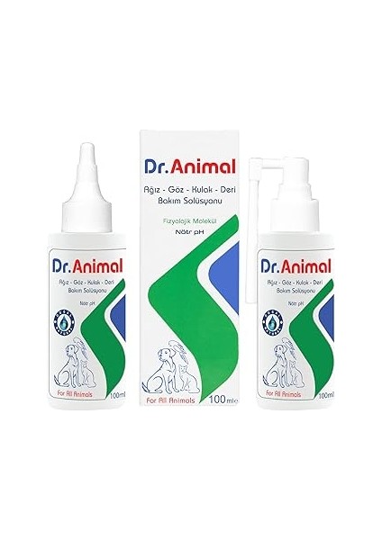 Dr. Animal Ağız-Göz-Kulak-Deri Bakım Solüsyonu 100 ml