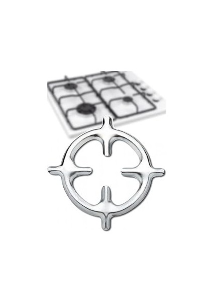 Mobee Cezve Kaynatmak Için Ocak Küçültücü Aparat Düşmeyi Önler Emaye Ocak Üstü 4 Adet