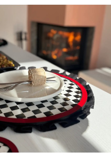 Premium Mackenzie Dama Desen Kırmızı Supla fırsatları